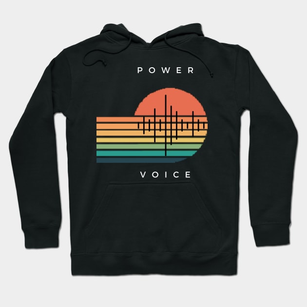 Power Voice Hoodie by Adam4you